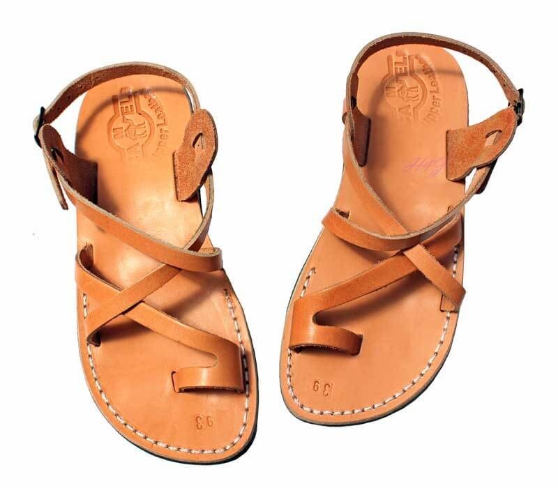Jesus sandals 6 color carmel
