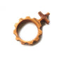 Olive wood Rosary ring