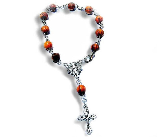 Single decade Rosary bracelet