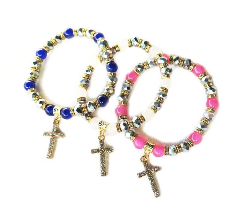Set of 3 rosary bracelets