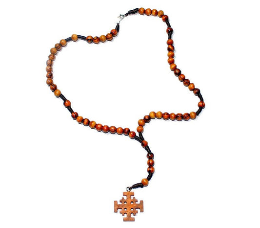 Jerusalem Cross rosary