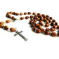 Olive wood oval beads Rosary