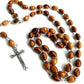 olive wood rosary oval beads