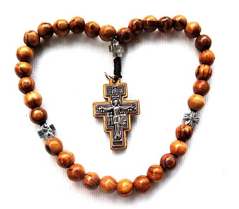 Hand Rosary - Franciscan cross