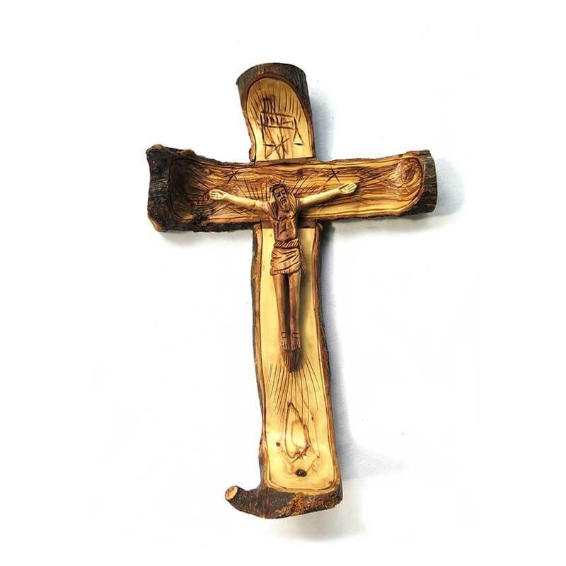Olive wood Cross 100% Natural 2 | 15 inches