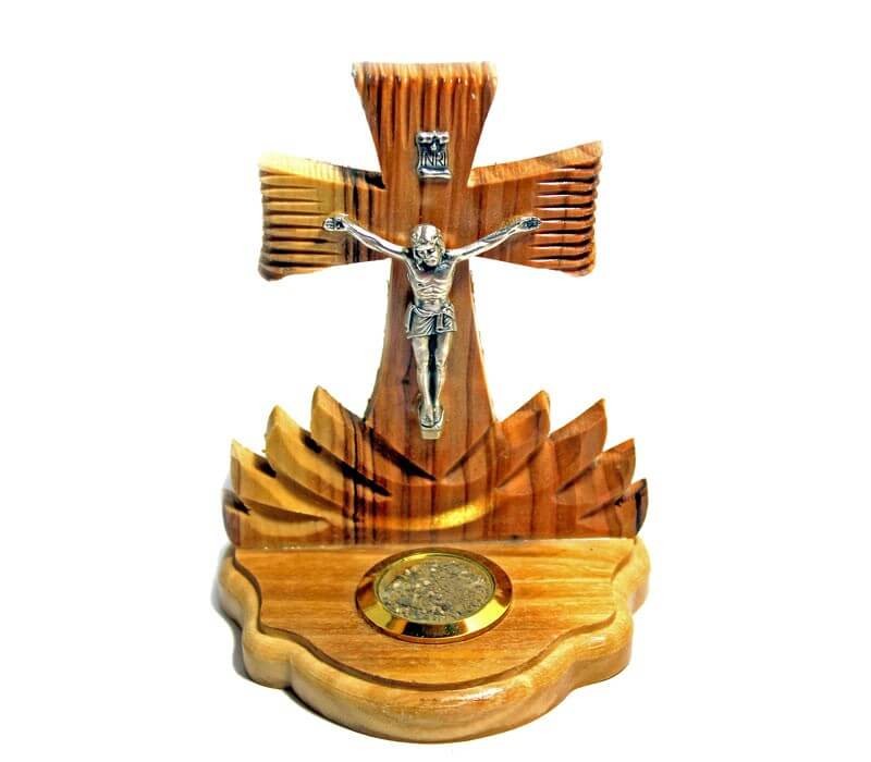 Crucifix | 4 inches | Olive wood