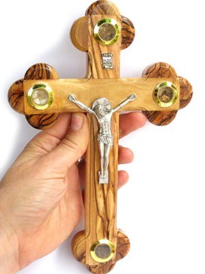 real nails crucifix
