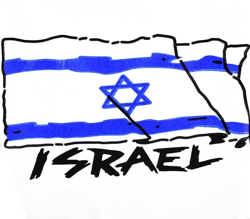 Israel Flag -  T- shirt
