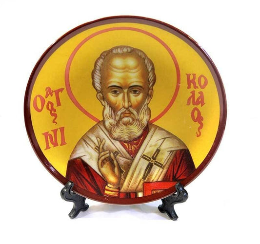 Saint Nicholas wall plate