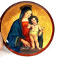 Wall Plate Mother Mary and Baby Jesus
