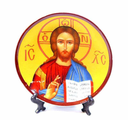 Decorative plate Jesus Icon