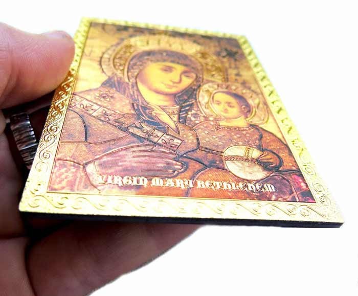 Icon magnet of Mary of Bethlehem