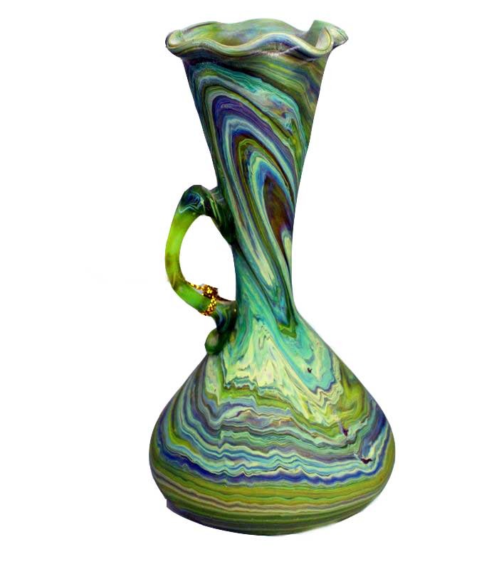 Glass vase Phoenician style-7