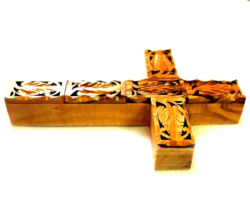 unique olive wood cross position 2