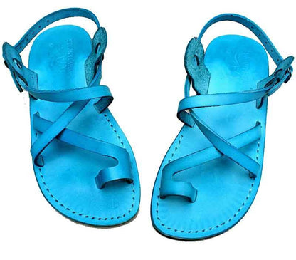 colored Jesus sandals 6