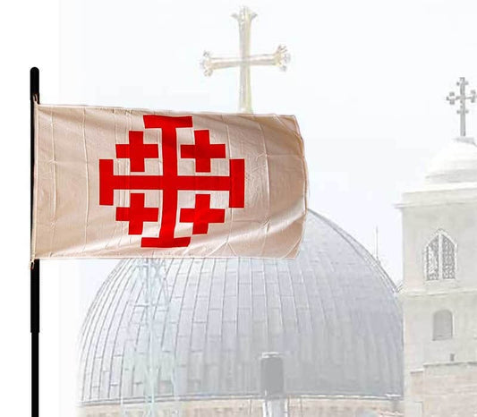 Jerusalem Cross Flag | Franciscans