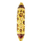 Mezuzah case - Gold and Red plated metal