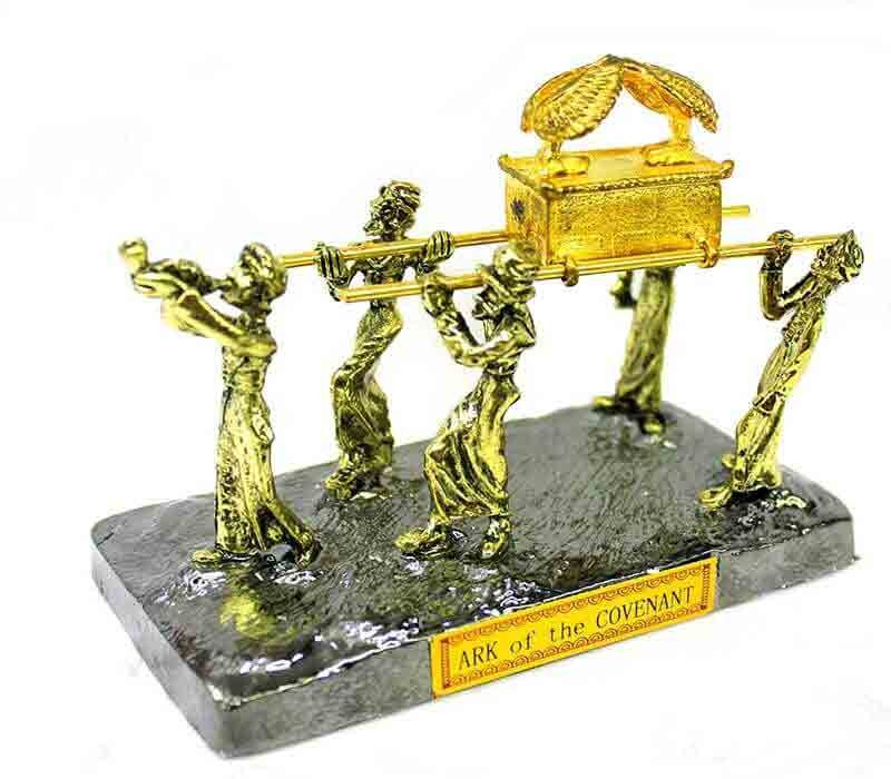 Ark of Covenant statue - silver & gold plated