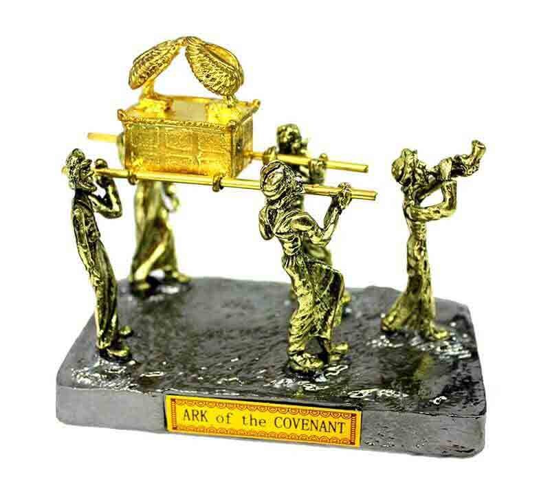 Ark of Covenant statue - silver & gold plated
