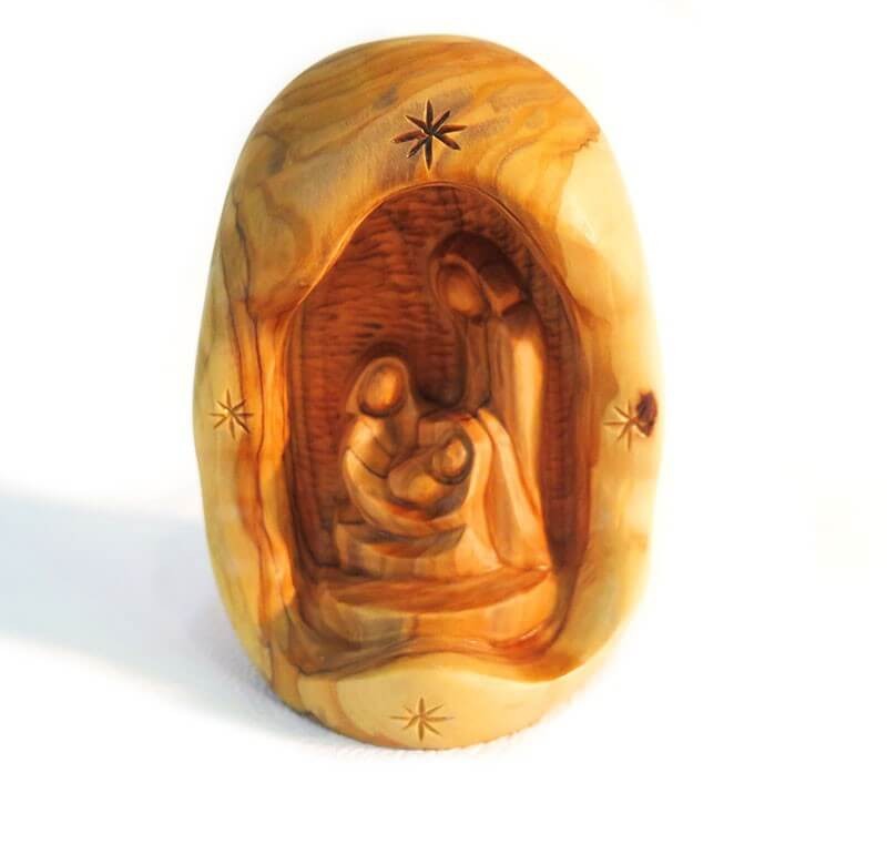 Holy Family-Natural olive wood branch