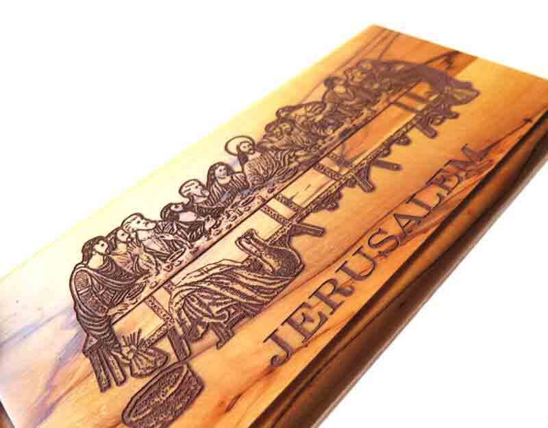 Last Supper Plaque-Olive wood