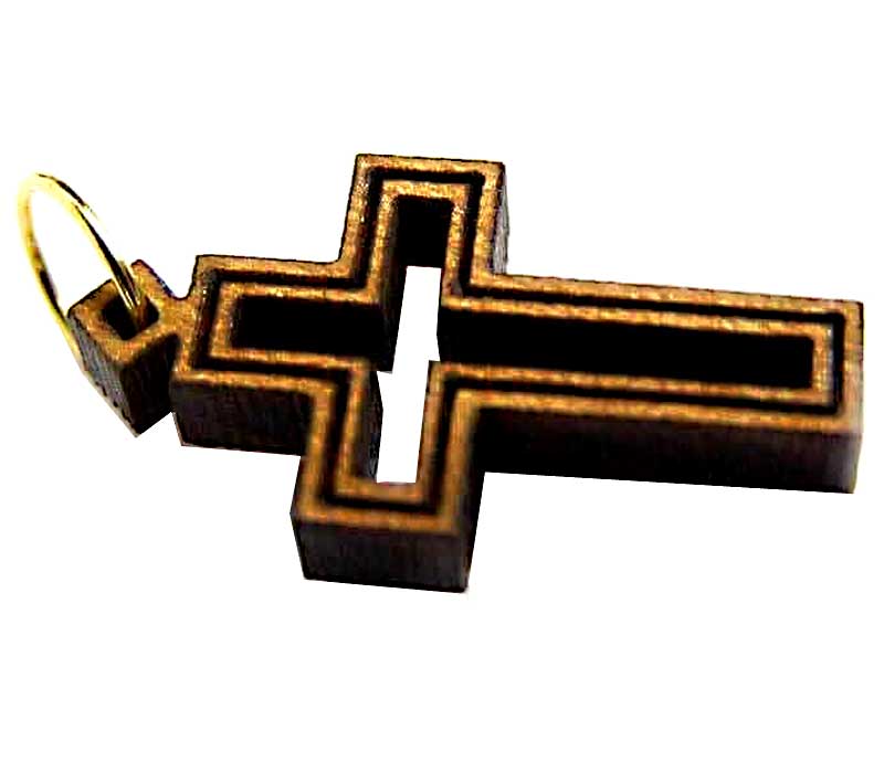 50 Crosses Olive Wood Pendants