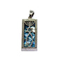 Grafted In | Square 2 -  Silver pendant with Roman Glass
