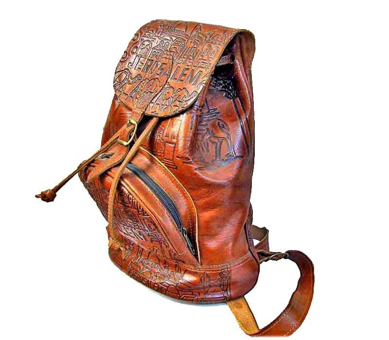 Leather bag Jerusalem