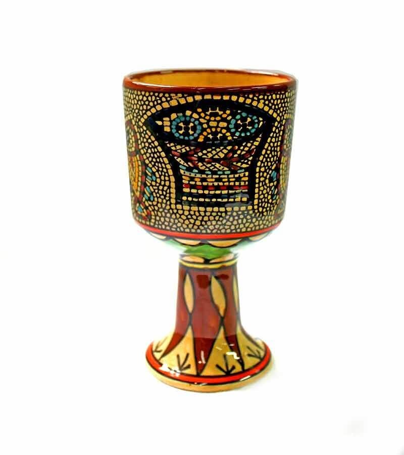 Loaves and Fish symbol Goblet | Ceramic